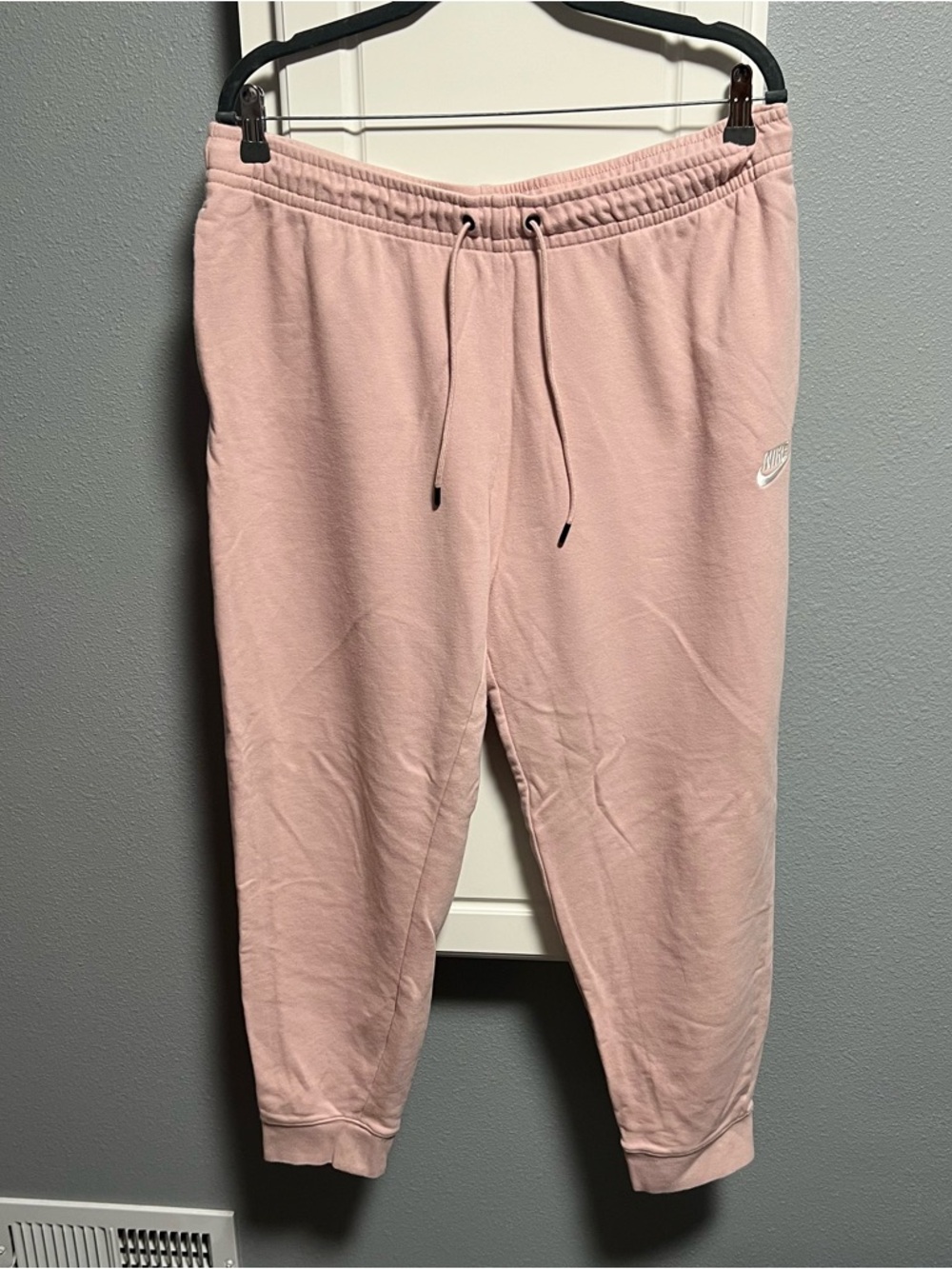 Nike Women's Pink Fleece Jogger Pants